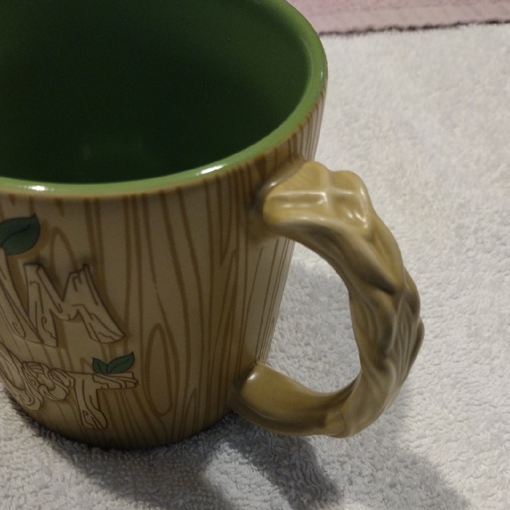 2 For 8 Sale, Marvel Chic And Stylish I Am Groot Mug with Green Interior - Picture 2 of 6